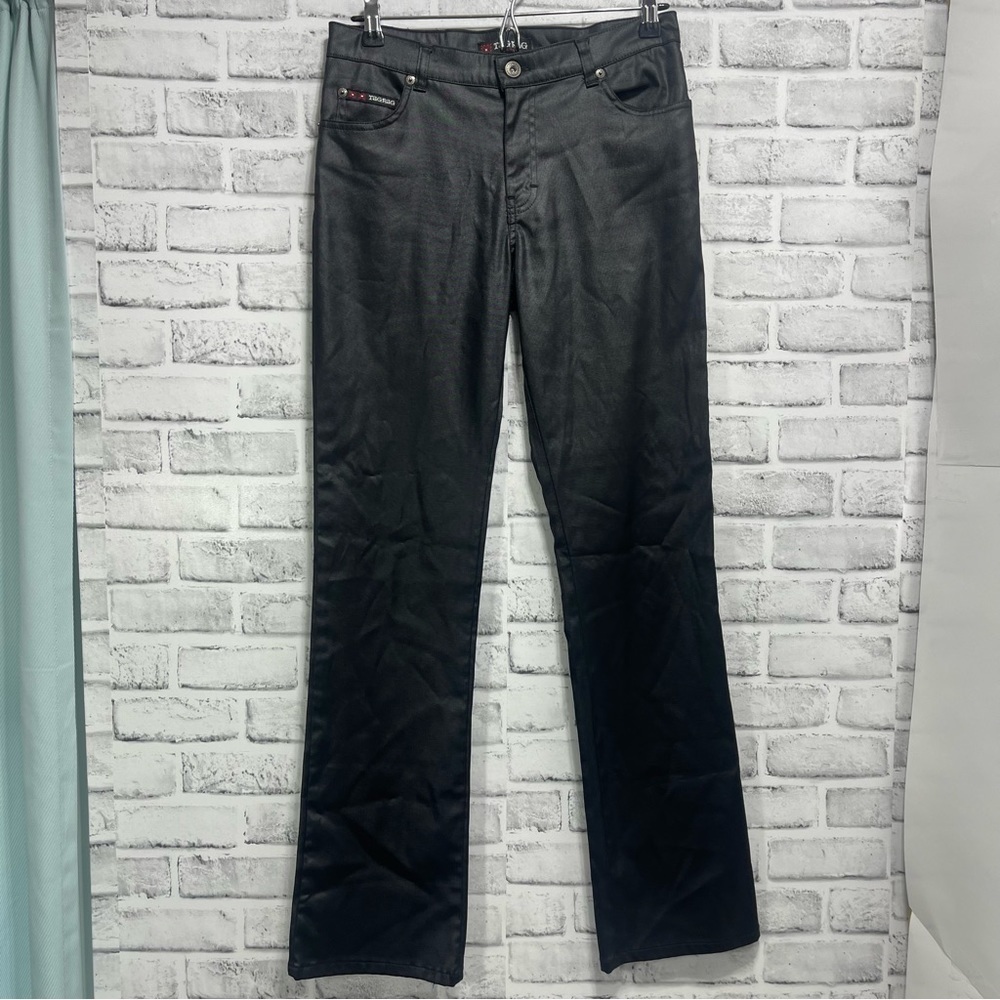 Tag Rag Culture Vintage Shiny Satin Feel Junior Pants 9 - Picture 2 of 10